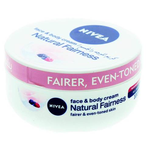 Nivea Natural Fairness Face &amp; Body Cream 100 ml