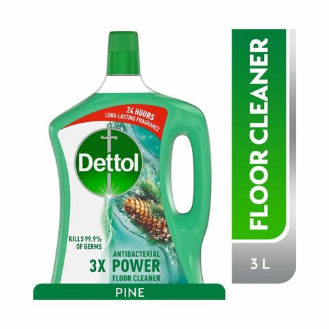 Dettol 3x Power Antibacterial Floor Cleaner Pine 3L