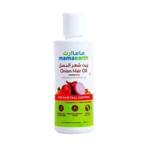 Buy Mamaearth Onion Hair Oil For Hair Regrowth Hair Fall Control