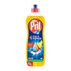 Buy PRILL LEMON CONCENTRETED LIQUID DETERGENT FOR DISHES 1L in Kuwait