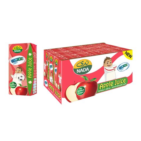 Nada Azzoz Apple Juice 200ml X 18 price in Saudi Arabia | Carrefour ...