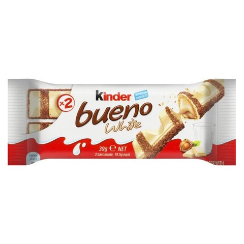 Kinder Bueno White Chocolate Bar 39g price in UAE | Carrefour UAE ...