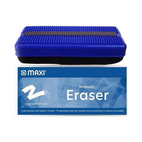 Maxi Magnetic Whiteboard Eraser Blue
