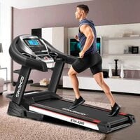Sparnod Fitness STH-4200 (4.5 HP Peak) Automatic Treadmill - Foldable Motorized Walking &amp; Running Machine for Home Use - with Massager &amp; Auto Incline