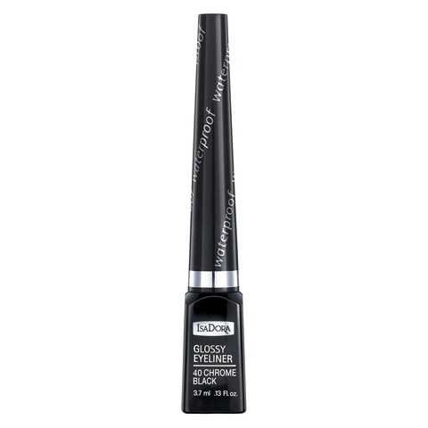 Isadora 1128  Glossy Eyeliner  40 Chrome Black