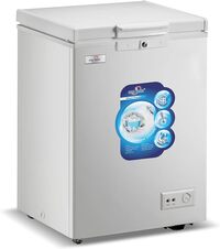 Star Track Chest Freezer 116 Liters, White, Anti Scratch Cabinet (St-Cfw-150L)