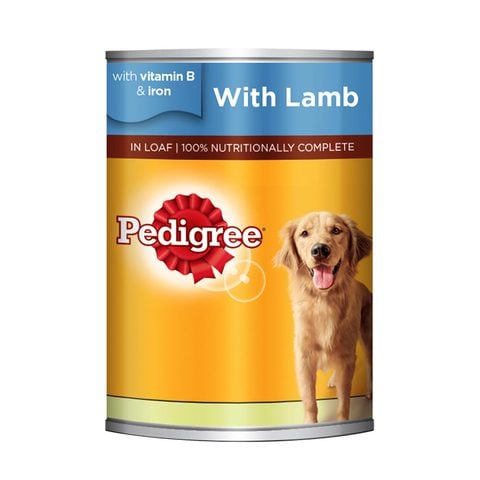 Pedigree Lamb Flavoured Wet Dog Food 400g