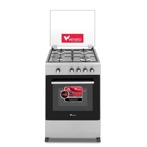 Veneto 50X55 Cm 4Burners Gas Cooker Stainless Steel  C3X55G4VE.VN