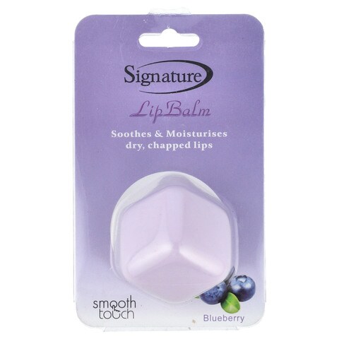 Signature Lip Balm Soothes &amp; Moisturizes Honey Bluebrerry 7g