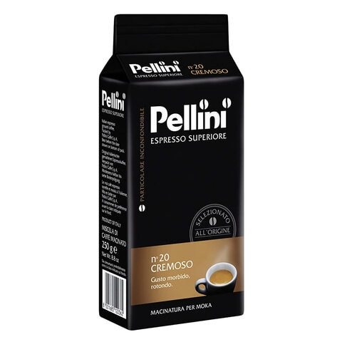 Pellini Ground Coffee Superiore No.20 Cremoso Espresso 250 Gram