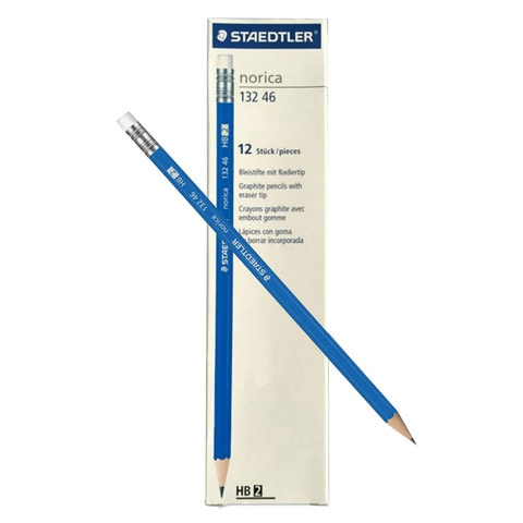 Staedtler Norica 132 46 2HB Pencil Blue 12 PCS