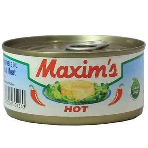 Maxim&#39;s Tuna White Meat In Oil With Red Chilli 185 Gram