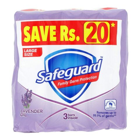 Buy Safeguard Family Germ Protection Soap Lavender Oil 125 gr (Pack of ...