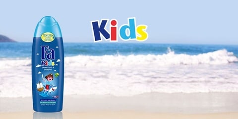 Fa Kids Shower Gel And Shampoo With Wild Ocean Scent 250ml