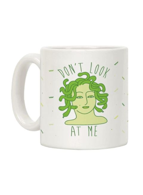 muGGyz Printed Ceramic Coffee Mug White