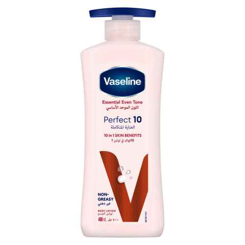 Vaseline Essential Even Tone Body Lotion Perfect 10 400ml