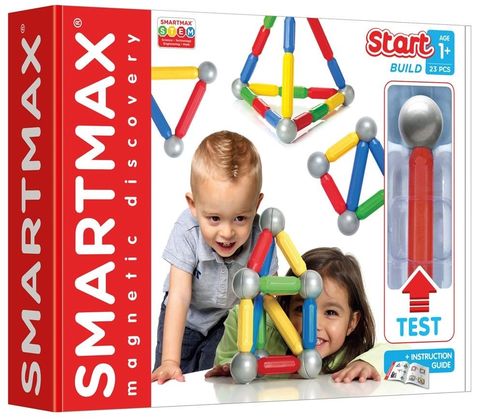 Smartmax - Starter Set (23 Pcs) A Magnetic Discovery Building Set Featuring Safe, Extra-Strong, Oversized Building Pieces For Ages 1+