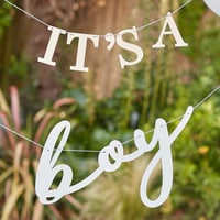 It&#39;s a Boy Baby Shower Bunting