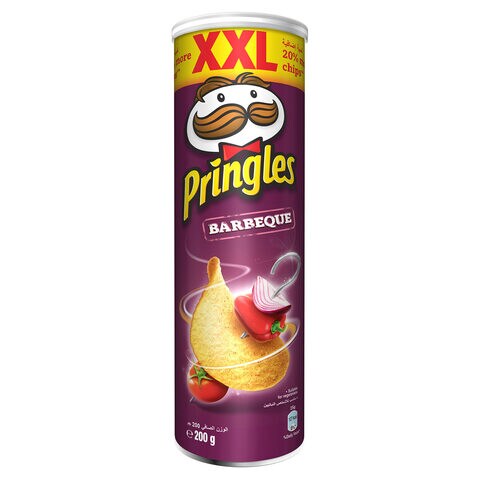 Buy Pringles Barbeque Snack 200g in Saudi Arabia