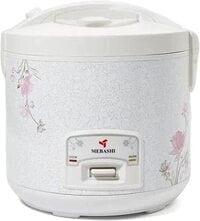 Mebashi Electric Rice Cooker, 2.8L, ME-RC728, White/Pink
