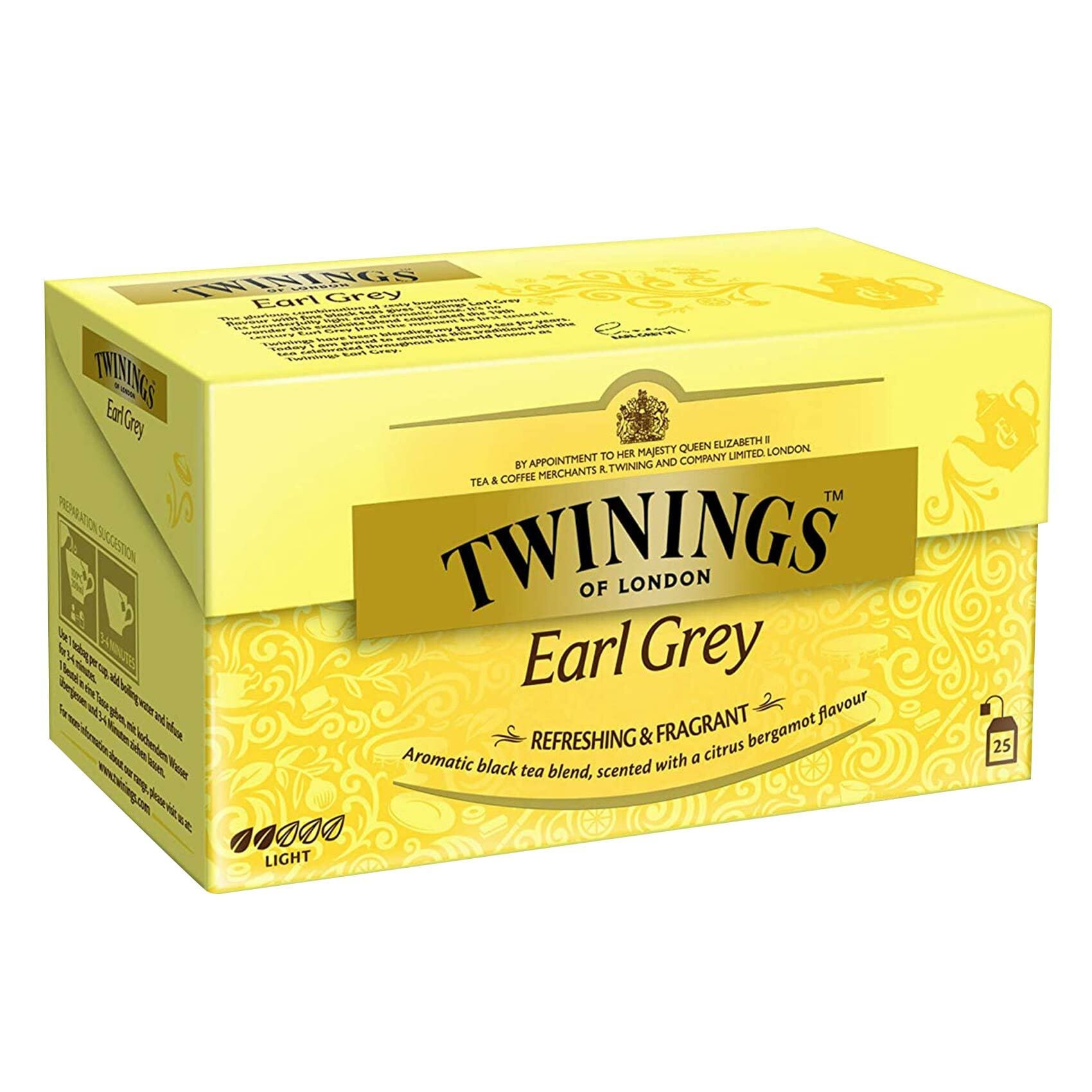 Buy Twinings Earl Grey Loose Tea 25 Tea Bags Online Shop Beverages on