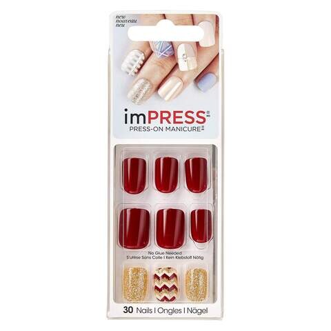 imPRESS Press-On Manicure False Nails BIPA010C Multicolour 30 count