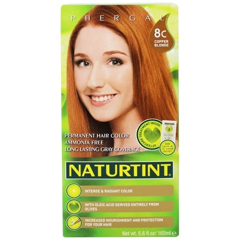 Naturtint - Permanent Hair Color 8C Copper Blonde -  5.6 Oz.