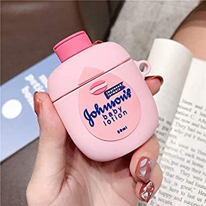 Silicone Airpods Case, Cute Cartoon 3D Funny Character Designer Airpods Case for Girls Women, Fashion Stylish Cool Cover Airpod 2/1 Case Skin with Keychain (John)
