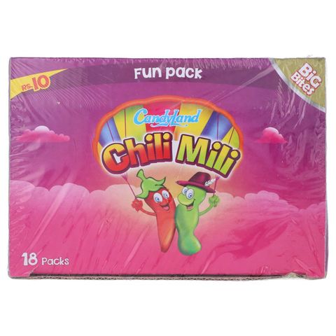 Candyland Chili Milli Big Bites 18 Packs