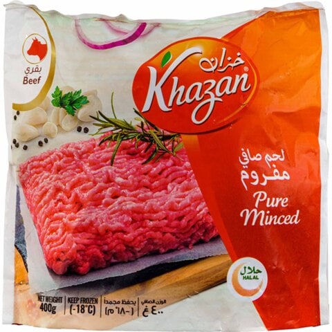 Buy KHAZAN PURE MINCED BEEF 400G in Kuwait