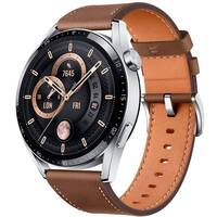 Bluetooth Calls Voice Chat with Heart Rate/Sleep Monitor Fitness Tracker, Smart Watch for Android iOS, Full Touch Screen IP68 Waterproof Silver/Brown