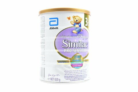 SIMILAC BB MILK PRO SENSITVE 3 820G price in Kuwait, Carrefour Kuwait