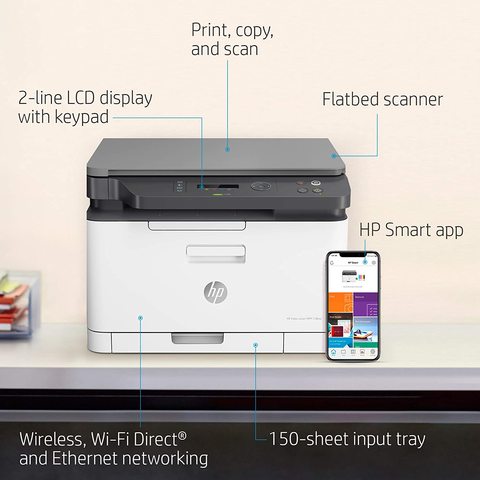 HP Color Laserjet MFP 178nw (Color - Print, copy, scan)