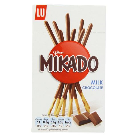 LU Mikado White Chocolate Coated Sticks, 70 gm