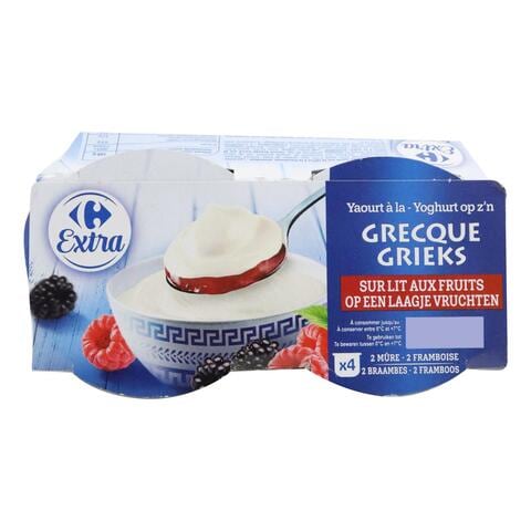 Carrefour Red Fruit Greek Yoghurt 150g Pack of 4