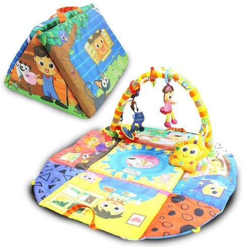 Baby play gym, Foldable Baby play mat with music for Infants
