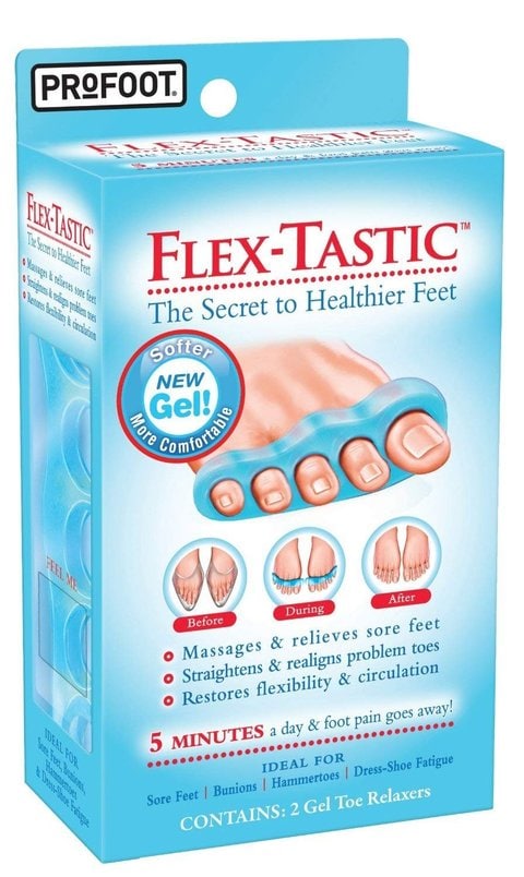 Profoot Flex-tastic Toe Relaxers, Fits All, Contains 2