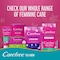 Carefree Cotton Aloe Plus Large Panty Liners White 48 Liners