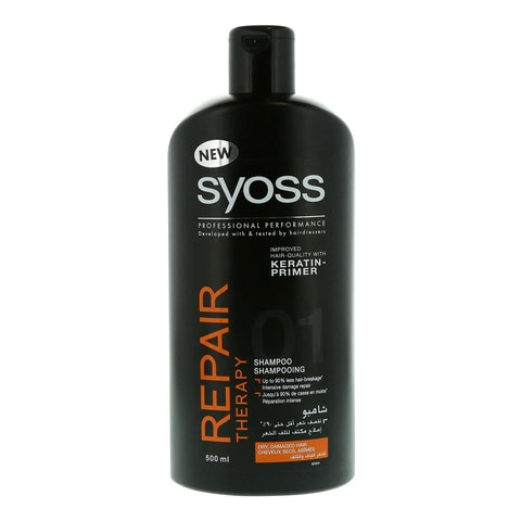 Toepassing kans Necklet Buy Syoss Keratin Primer Repair Therapy Shampoo 500ml Online - Shop Beauty  & Personal Care on Carrefour UAE