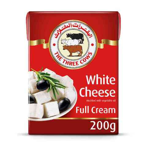 Buy The Three Cows Full Cream White Cheese 200g Online Shop Fresh Food On Carrefour Uae