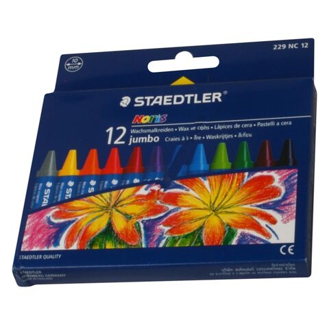 Staedtler Jumbo Wax Crayons Colour 12 Pieces