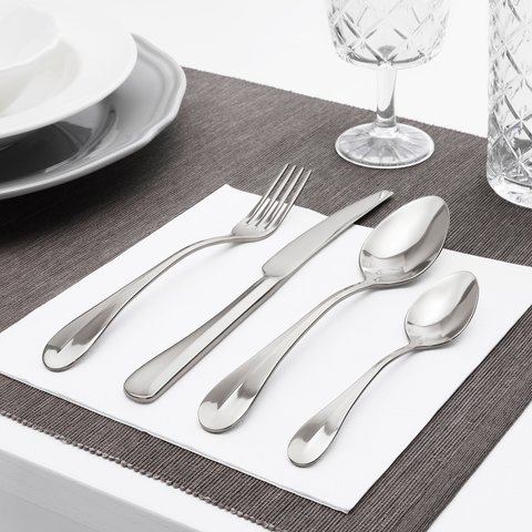 Gamman - 24-Piece Cutlery Set, Stainless Steel