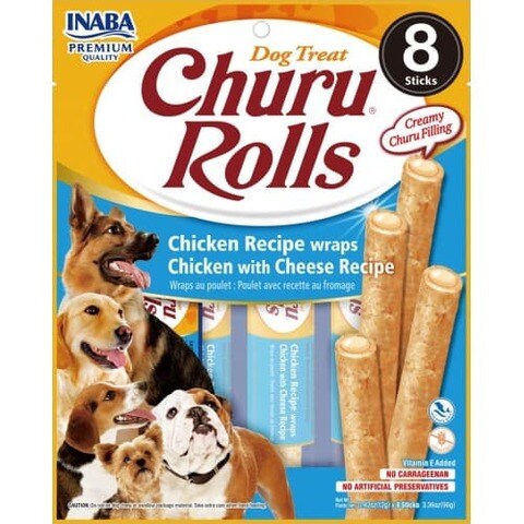 Buy CHURU chicken recipe wraps chicken with cheese recipe  96g in UAE