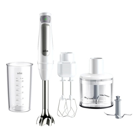 Braun MultiQuick 7 Hand Blender With Activeblade Technology Blender And  Food Processor 1000W MQ 7035 White