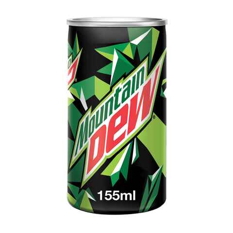 Mountain Dew  Carbonated Soft Drink  Mini Cans  155ml