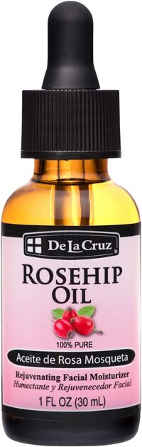 De La Cruz Pure Chilean Rosehip Oil, Cold Pressed, Facial Moisturizer, 1 FL. OZ.