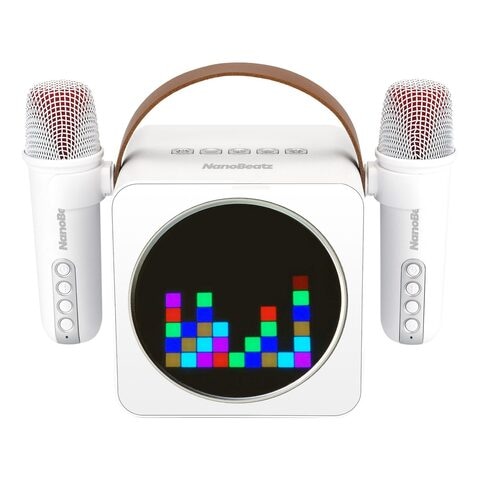 Bluetooth Mini Karaoke Machine Portable With Wireless Microphone w