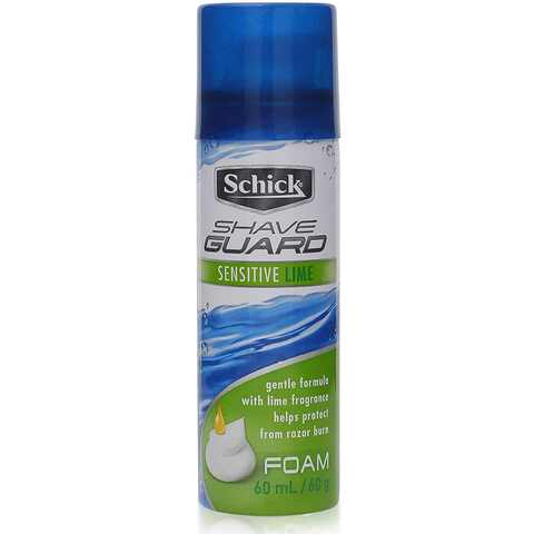 Schick Sensitive Lime Shave Guard Foam 60ml