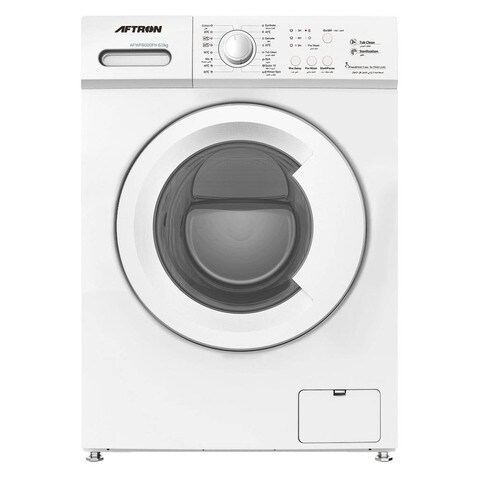 Aftron Front Loading Washing Machine 8kg AFWF8020FN White (Plus Extra Supplier&#39;s Delivery Charge Outside Doha)