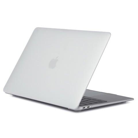Ozone - Rubberized Frosted Case For Macbook Air 13-inch with Retina Display (A1932) Protective Hard MacBook Cover - White